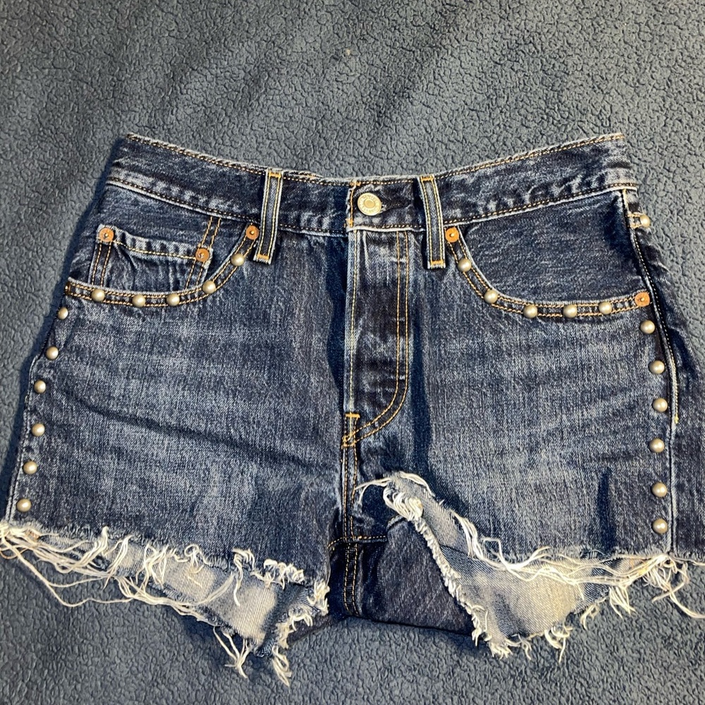 Women’s Studded Levi’s 501 Shorts
